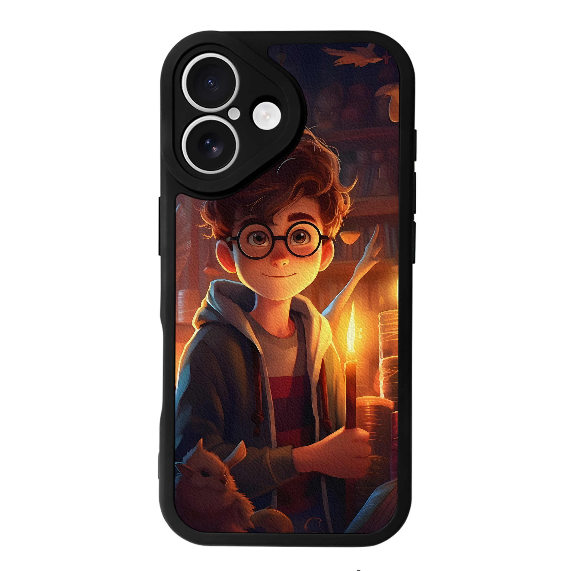 （画像用） Harry Potter ハリー・ポッターシリーズ 【iPhone 16シリーズ対応】シリコンスマホケース（レザー調） 材質：シリコン